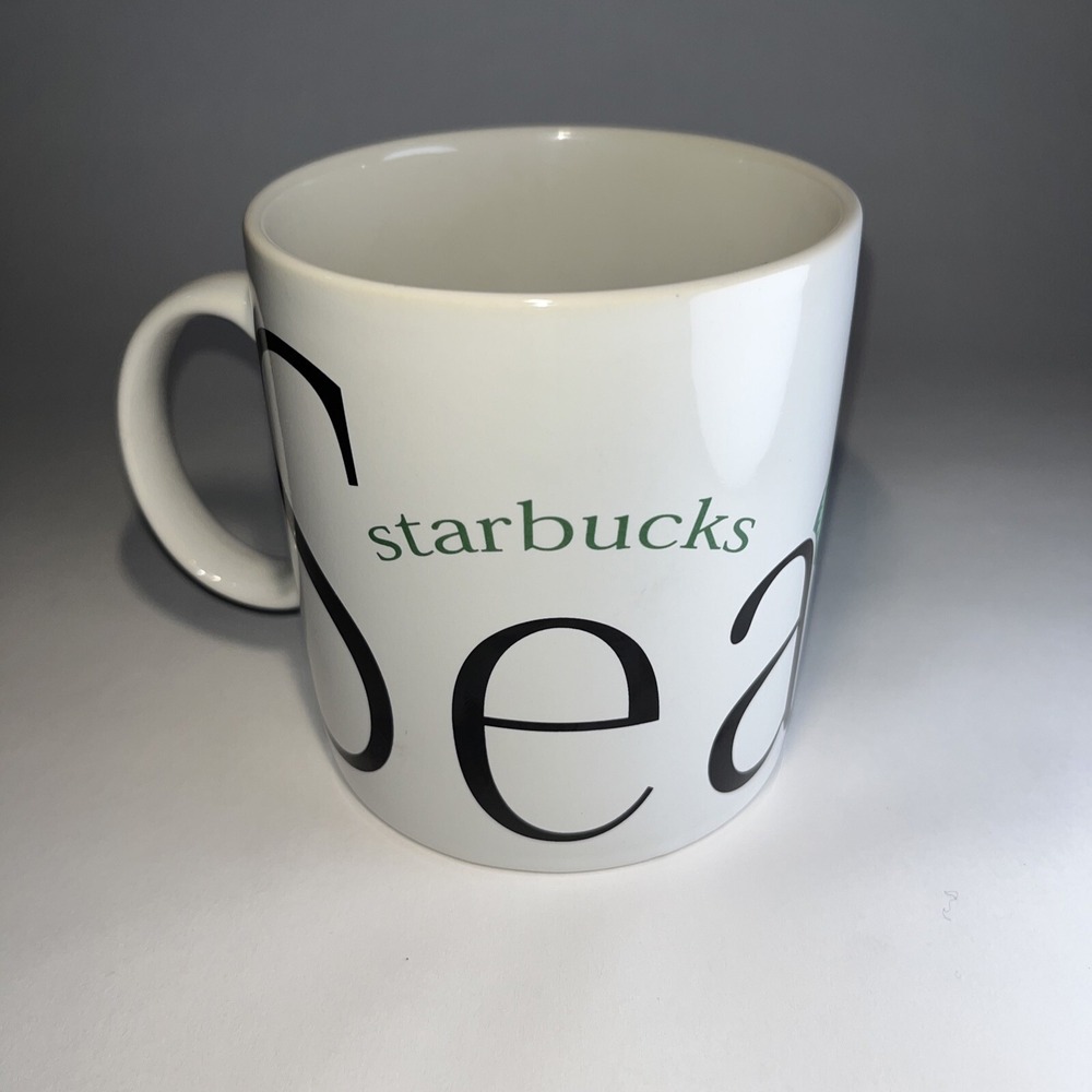 Starbucks Space Needle Seattle City Mug Collector Series Ceramic Coffee Cup 18oz